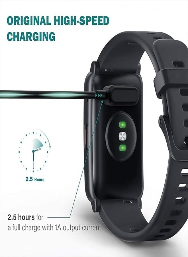 NeoFit Magnetic USB Charging Cable for Huawei Band 11 Pro/11/10/9/8/7/6 & Honor Band 10/9/8/7/6, Watch Fit 3/2, 4X/5X Smartwatch Replacement Charger Cord (1M, Black) - Image 4